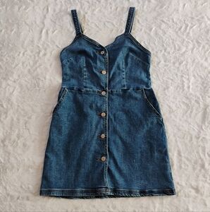 I&M Black Label Denim Button Down Dress